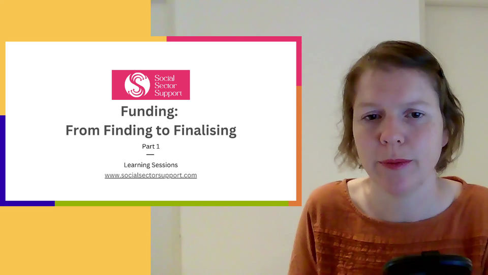 Funding: From Finding to Finalising 1